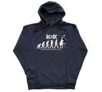 AC/DC Evolution of Rock Navy Blue L Felpa con cappuccio