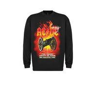 AC/DC Felpa 'Ac/dc For Those About to Rock Tracks Sweatshirt' nero Uomo - Abbigliamento - Taglie comode - Felpe AC/DC XL