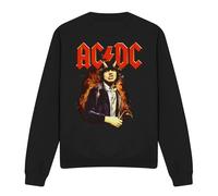 AC/DC Felpa Fuoco E Corna Adulto Unisex (TV11179)