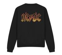 AC/DC Felpa Logo Fuoco Adulto Unisex (TV11173)
