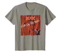 AC/DC Fly On The Wall Copertina Album Maglietta, Bambini, Ardesia, 12 Anni