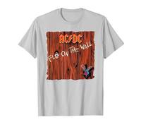 AC/DC Fly On The Wall Copertina Album Maglietta, Uomo, Argento, S