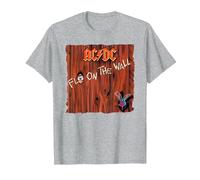AC/DC Fly On The Wall Copertina Album Maglietta, Uomo, Grigio Melange, 5XL