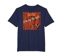 AC/DC Fly On The Wall Copertina Album Maglietta, Uomo Taglie Grandi, Navy, 5X Tall