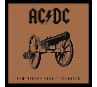 AC/DC For Those About To Rock - Copertina per album da 30,5 cm, in MDF, multicolore, 32 x 32 x 1,5 cm