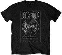 AC/DC FTATR 40th Monochrome Black XL Maglietta