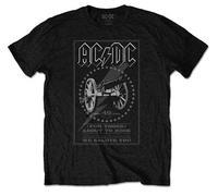 Ac/Dc Ftatr 40Th Monochrome ufficiale Uomo maglietta unisex