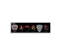 AC-DC Guitar Picks 6 Pack Plectrum Plettri OFFICIAL MERCHANDISE
