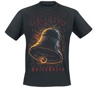 AC/DC Hells Bells Unisex T-Shirt Nero M 100% Cotone Regular