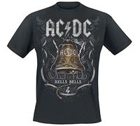 AC/DC Hells Bells Uomo T-Shirt Nero Regular