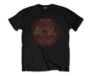 Ac/Dc High Voltage Vintage autorizzato Uomo maglietta