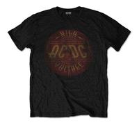 Ac/Dc High Voltage Vintage ufficiale Uomo maglietta unisex
