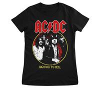 AC/DC Highway To Hell 1979 Tour Black S Donna Maglietta