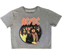 AC/DC Highway To Hell Circle Grey M Donna Maglietta
