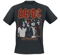 AC/DC Highway To Hell Tour '79 Uomo T-Shirt Nero XXL 100% Cotone Regular