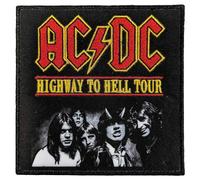 Ac/Dc Highway To Hell Tour Woven Patch Size Accessory Size