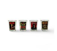 AC/Dc Icone 4-Piece 44.4ml Shot Vetro Set