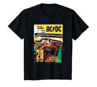 AC/DC Imola Italia Autodromo Internazionale 2025 Maglietta, Bambini, Nero, 8 Anni