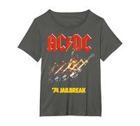 AC/DC - Jailbreak del '74 Maglietta, Donna Plus-Size, Asfalto, 4X
