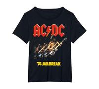 AC/DC - Jailbreak del '74 Maglietta, Donna Plus-Size, Nero, 4X