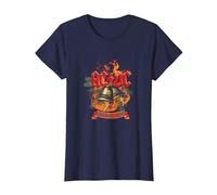 AC/DC - Jingle Hell's Bells Maglietta, Donna, Navy, XS