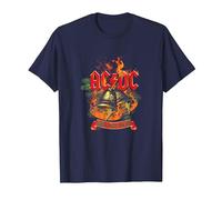 AC/DC - Jingle Hell's Bells Maglietta, Uomo, Navy, XL