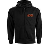 AC/DC Logo (Back Print) Black M Felpa con cappuccio
