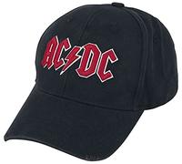 AC/DC Logo - Baseball cap Uomo Cappello Nero 100% Cotone
