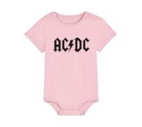 AC/DC Logo Unisex Body rosa pallido 68/74 100% cotone
