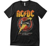 AC/DC Maglietta 1981 For those About To Rock Unisex Black S