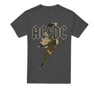 AC/DC Maglietta Bullone Camo Adulto Unisex (TV17426)