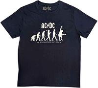 AC/DC Maglietta Evolution of Rock Unisex Navy Blue L