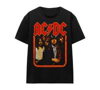 AC/DC Maglietta Group Distressed Adulto Unisex (TV15421)