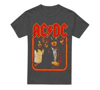 AC/DC Maglietta Group Distressed Adulto Unisex (TV17415)