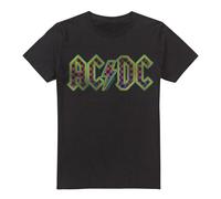 AC/DC Maglietta Logo a Scacchiera Gradiente Uomo (TV13331)