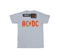 AC/DC Maglietta Logo Effetto Invecchiato Ragazze (BI426)