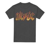 AC/DC Maglietta Logo Fuoco Adulto Unisex (TV17431)