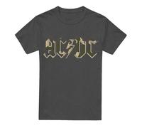 AC/DC Maglietta Logo Mimetico Adulto Unisex (TV17419)