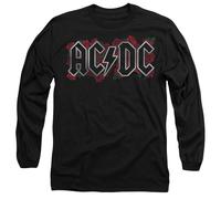AC/DC Maglietta Logo Rose Adulto Unisex (TV9319)