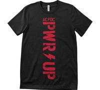 AC/DC Maglietta PWR-UP Vertical Logo Unisex Black XL