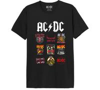 AC/DC MEACDCRTS033 Magliette Donna, Nero, XL Uomo