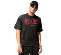 AC/DC Meacdcrts037 T-Shirt, Nero, L Uomo