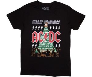 AC/DC Merry Christmas Black 2XL Maglietta