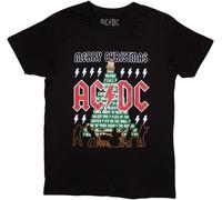 AC/DC Merry Christmas Black XL Maglietta