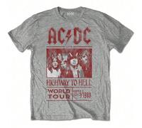 AC/DC | Official Band T-Shirt | Highway To H*ll World Tour 1979/1980 - 24-Hour Fast Shipping! Relive the iconic era of rock with this official Highway to Hell World Tour 1979/1980 T-shirt from AC/DC.
