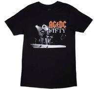 AC/DC On Stage Fifty Black S Maglietta