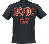 AC/DC PWR UP - Tourshirt 24 Uomo T-Shirt Nero 100% Cotone Regular