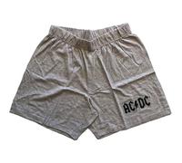 AC/DC Pyjamas for Those About To Rock Guitar Band Logo Nuovo Ufficiale Nero Size XXL