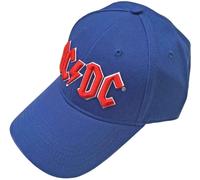 AC/DC Red Logo Cappello Mid-Blue UNI