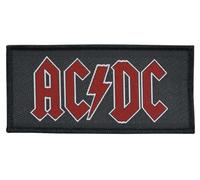 AC/DC Red Logo Unisex Toppa Standard 100% poliestere Non Specificato